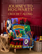 Load image into Gallery viewer, HARRY POTTER™ JOURNEY TO HOGWARTS CROCHET ALONG OFFICIAL BLANKET YARN PACK BY SIRDAR