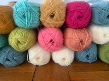Load image into Gallery viewer, Primavera Crochet blanket kit using Stylecraft dk for Fridas flowers in Primavera colourway