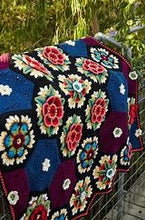 Load image into Gallery viewer, Fridas Flowers crochet Blanket Stylecraft DK yarn pk crochet along by jane crowfoot Frida Kahlo