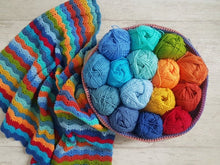 Load image into Gallery viewer, Harbour crochet blanket yarn kit by Attic 24