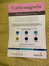 Load image into Gallery viewer, Stylecraft yarn kit cablemagoria knit along Ocean banket/throw by Stuart Hillard KAL