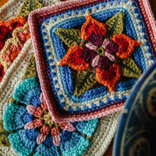 Load image into Gallery viewer, Spirit of flora crochet blanket complete Stylecraft yarn pack, by Janie crow