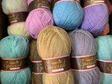 Load image into Gallery viewer, Attic 24 Cupcake stripe blanket yarn kit Stylecraft special DK