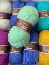 Load image into Gallery viewer, Flights of Fancy Whimsy crochet blanket YARN kit using Stylecraft special DK by Polly Plum