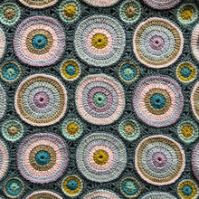 Load image into Gallery viewer, Magic circle crochet blanket yarn kit NEW colourway Skimming Stones colourway inc Pattern designed by Janie Crow
