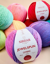 Load image into Gallery viewer, Sirdar jewelspun aran 400g large ombre balls