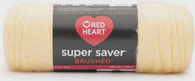 Load image into Gallery viewer, Red heart super saver brushed yarn Whipped butter yellow 140g
