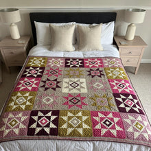 Load image into Gallery viewer, Quiet Sky crochet blanket kit by Anita Gibney