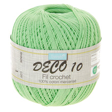 Load image into Gallery viewer, 100% Mercerised cotton 100g 530 metres Mint Green for crochet knitting etc