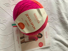 Load image into Gallery viewer, New crochet pattern Sirdar 10923 ladies top with Jewelspun Ombré size xs - xl