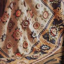 Load image into Gallery viewer, Fruit garden crochet blanket yarn kit Parchment or Caramel in alternative Stylecraft Special DK Jane Crowfoot