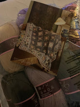 Load image into Gallery viewer, Fruit Garden crochet blanket yarn kit Night and Dusk using Stylecraft Special Dk Alternative.