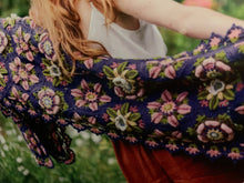 Load image into Gallery viewer, Climbing Rose Wrap crochet pattern by Janie Crow, including alternative Stylecraft special yarn