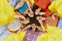 Load image into Gallery viewer, Sirdar festival Stories knitted bag pattern 10548