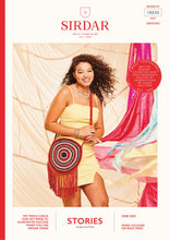 Load image into Gallery viewer, Sirdar festival Stories crochet circular bag pattern 10535