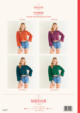 Load image into Gallery viewer, Sirdar festival Stories crochet jumper pattern 10524 81-137 cm ( 32-54 " )