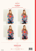 Load image into Gallery viewer, Sirdar festival Stories crochet hooded jacket pattern 10528 81-137 cm ( 32-54 " )