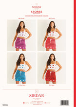 Load image into Gallery viewer, Sirdar festival Stories crochet top and skirt pattern size 6-28