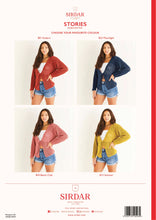 Load image into Gallery viewer, Sirdar festival Stories knitted long and short cardigan pattern 10543