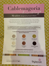 Load image into Gallery viewer, Stylecraft yarn kit cablemagoria knit along Meadow banket/throw by Stuart Hillard KAL
