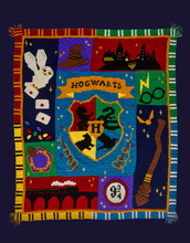 Load image into Gallery viewer, HARRY POTTER™ JOURNEY TO HOGWARTS CROCHET ALONG OFFICIAL BLANKET YARN PACK BY SIRDAR
