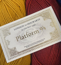 Load image into Gallery viewer, HARRY POTTER™ JOURNEY TO HOGWARTS CROCHET ALONG OFFICIAL BLANKET YARN PACK BY SIRDAR
