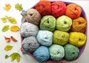 Attic  24 woodland ripple crochet blanket yarn kit stylecraft special DK