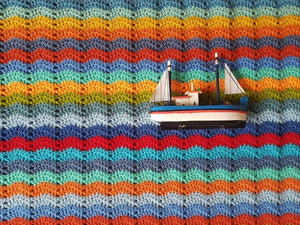 Harbour crochet blanket yarn kit by Attic 24