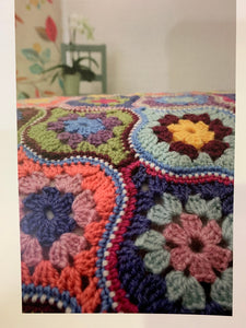 Mystical Lantern’s crochet blanket pattern by Janie Crow