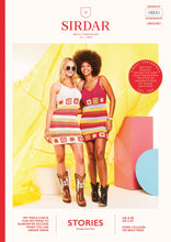 Load image into Gallery viewer, Sirdar festival Stories crochet dress kit, pattern 10531 size 81-117 6-16 including all yarn
