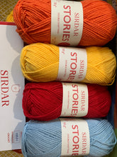 Load image into Gallery viewer, Sirdar festival Stories crochet dress kit, pattern 10531 size 81-117 6-16 including all yarn
