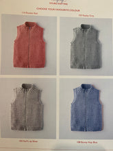 Load image into Gallery viewer, Sirdar Dk knitting patterns boys 3-7 yrs jumper and gilet 2531 &amp; 2534
