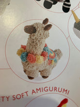 Load image into Gallery viewer, Sirdar happy Chenille crochet amigurumi kit book 5 improbable animals inc yarn for Linda llama
