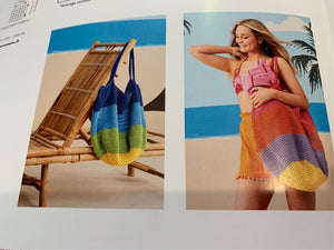 Sirdar capsule beach Stories crochet pattern beach bag pattern 10686 one size