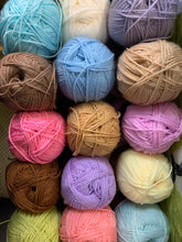 Load image into Gallery viewer, Attic 24 Cupcake stripe blanket yarn kit Stylecraft special DK
