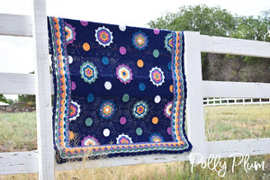 Flights of Fancy Wonder crochet blanket YARN  kit using Stylecraft special DK by Polly Plum