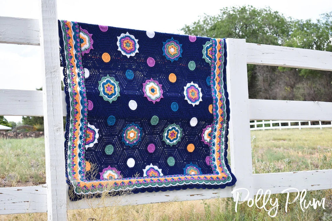 Flights of Fancy Wonder crochet blanket YARN  kit using Stylecraft special DK by Polly Plum