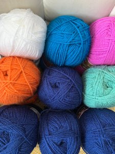 Flights of Fancy Wonder crochet blanket YARN  kit using Stylecraft special DK by Polly Plum