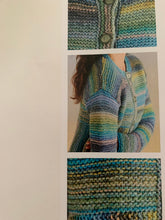 Load image into Gallery viewer, Sirdar kit Knitting  pattern 10704 ladies cardigan inc jewelspun chunky yarn with wool, shade sea grass , M/L/XL/XXL
