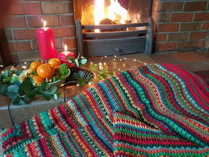 Attic  24 Yuletide crochet blanket YARN KIT using  stylecraft special DK