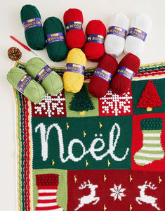 Sirdar Nordic Noel Christmas crochet cal yarn bundle Hayfield