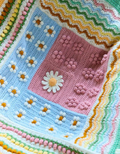 Load image into Gallery viewer, Sirdar Blossom and Buds crochet along crochet blanket yarn bundle with label
