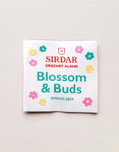 Sirdar Blossom and Buds crochet along crochet blanket yarn bundle with label