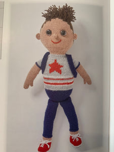 Playtime Pals knitting pattern book 1 dolls