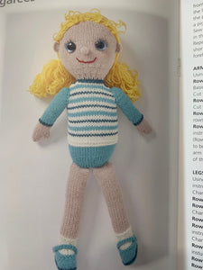 Playtime Pals knitting pattern book 1 dolls
