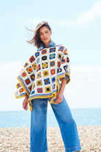 Load image into Gallery viewer, Stylecraft make along Crochet poncho yarn kit festival or niamh colourway
