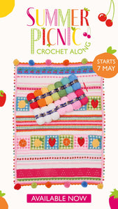 Sirdar summer picnic blanket crochet along yarn kit