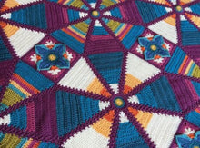 Load image into Gallery viewer, Royal Garden crochet blanket pattern by Janie Crow Hard copy
