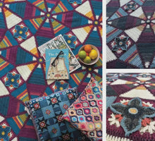 Load image into Gallery viewer, Royal Garden crochet blanket pattern by Janie Crow Hard copy
