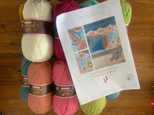 Stylecraft yarn kit for Fridas flowers crochet blanket  Primavera colourway